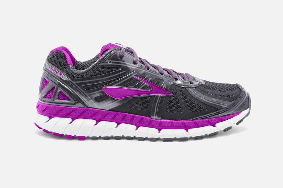 Brooks Ariel '16 Womens Australia - Road Running Shoes - Deep Grey/Purple (746-XGEDU)